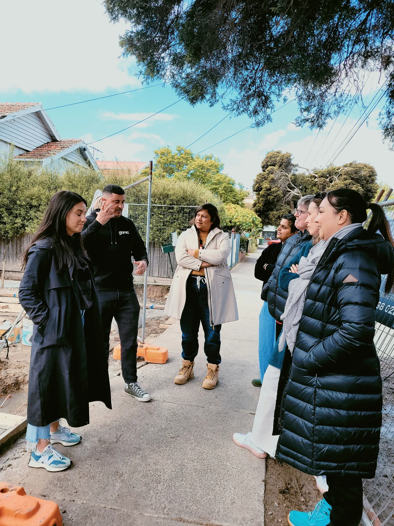 Benjamin House site tour, Thornbury