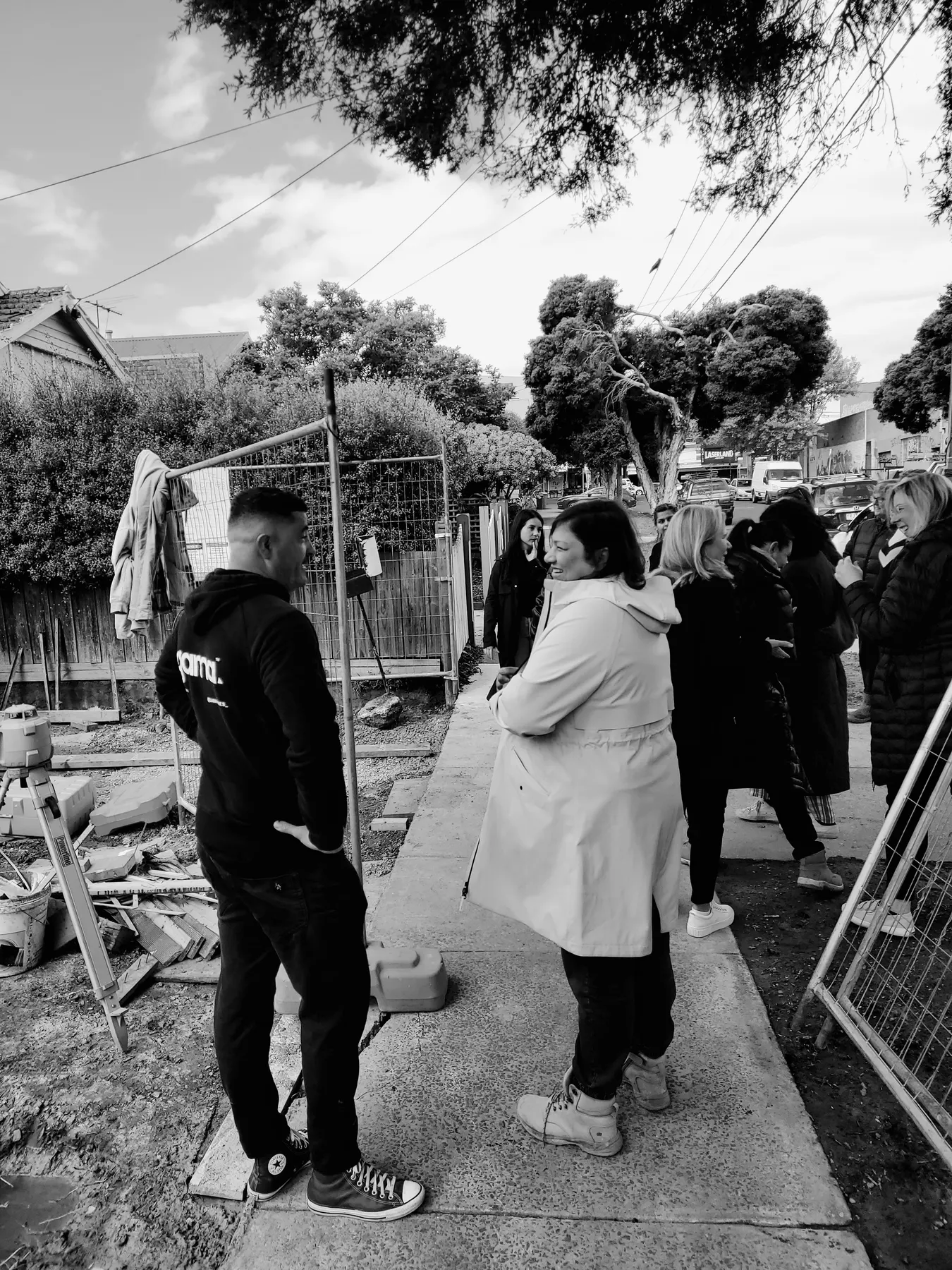 Benjamin House site tour, Thornbury