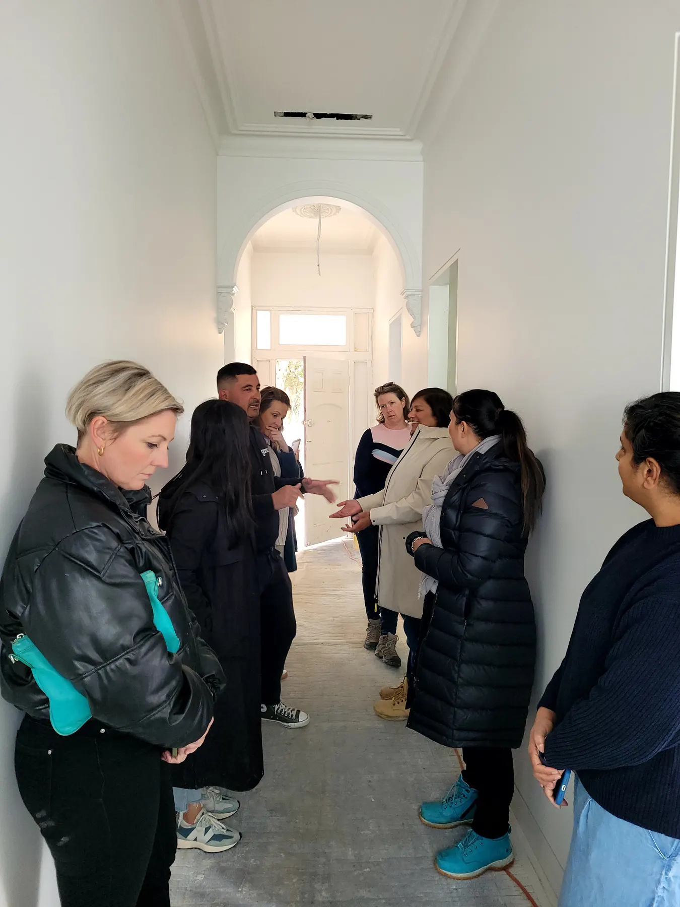Benjamin House site tour, Thornbury