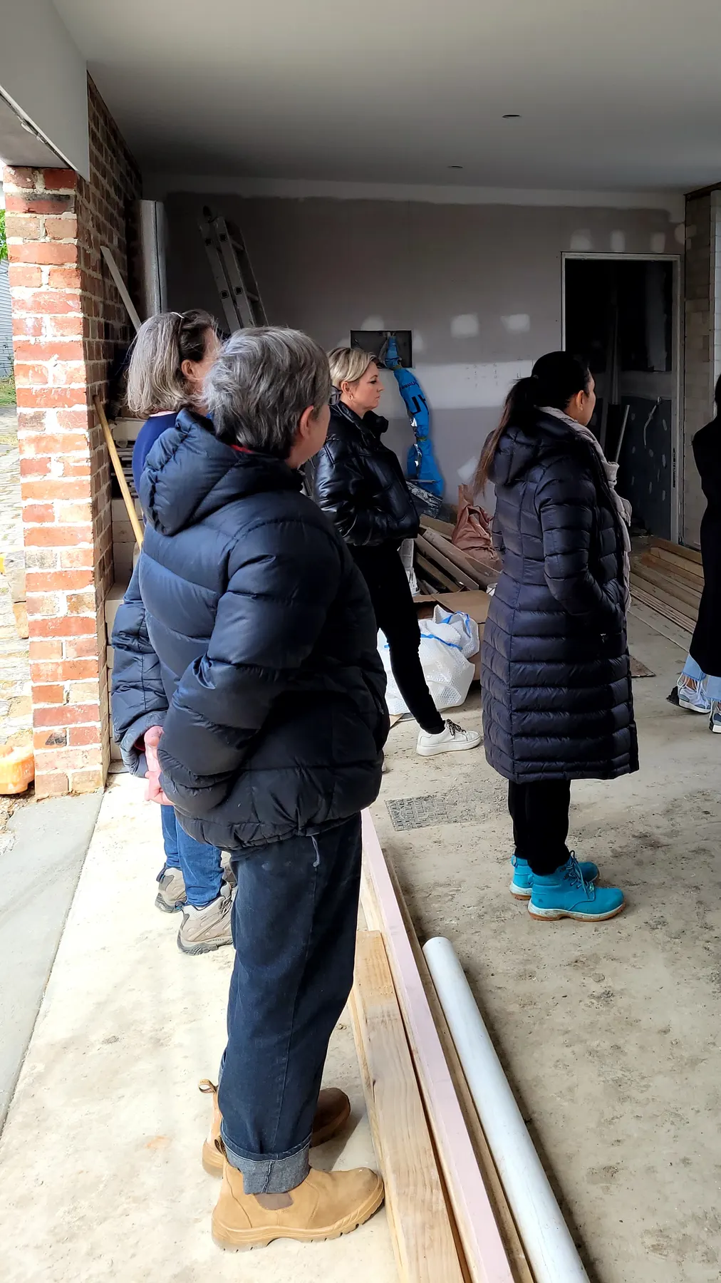 Benjamin House site tour, Thornbury
