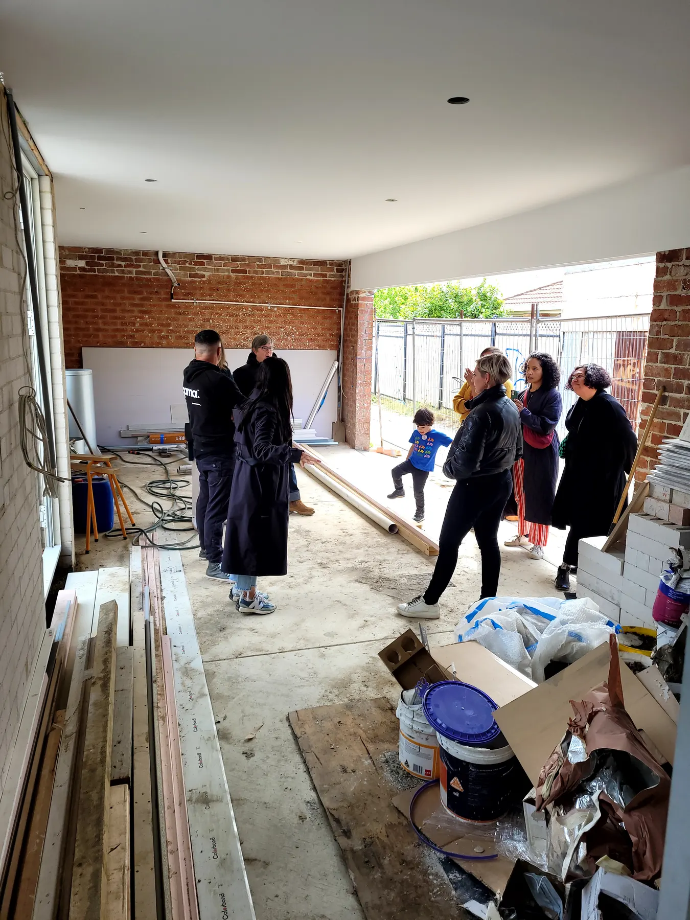 Benjamin House site tour, Thornbury